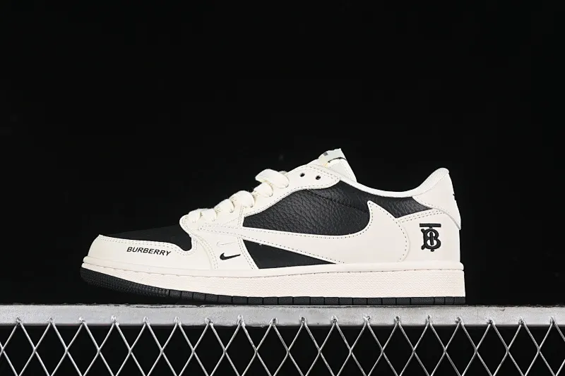 All categories Air Jordan Jordan series basketball shoes Air Jordan 1 Low High-end customized low-top sneakers Travis Scott x Fragment Design x Air Jordan 1 Low OG SP AJ1 Joe 1 Burberry joint-off-white and black low-top cultural casual sneakers BB6588-316